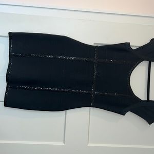 Guess black bodycon dress